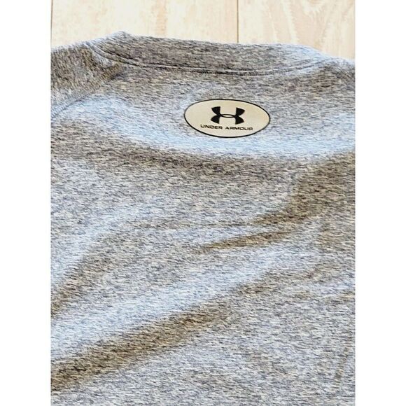 Under Armour Shirt Men's XL Gray ‎ Loose Fit Heatgear Athletic Top Gray Speckled - Picture 4 of 7